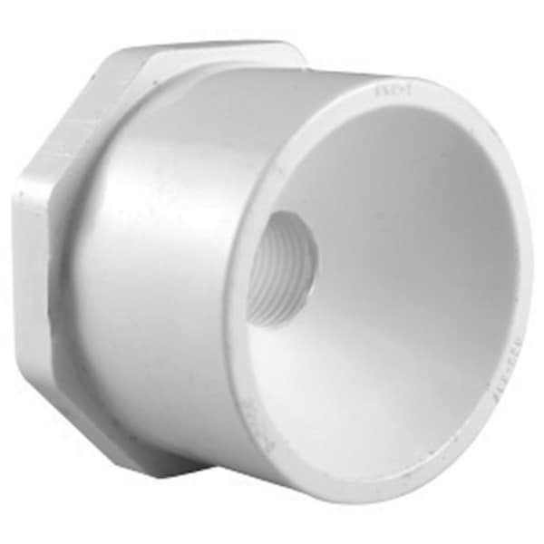 Pinpoint Charlotte Pipe & Foundry PVC021070800 1 x 0.75 in. SXS Schedule 40 PVC Reducer Bushing, 6PK PI1495203 - main